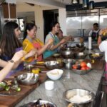 Chef Ari leading the cooking class